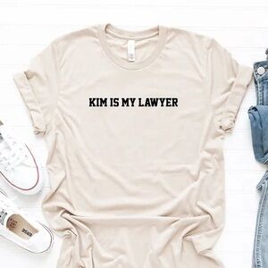 Talentless “Kim is My Lawyer” T Shirt • Size Large